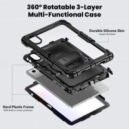 „Tech-Protect“ tvirtas dėklas, skirtas „Lenovo Idea Tab 11.0 TB-336“ – juodas