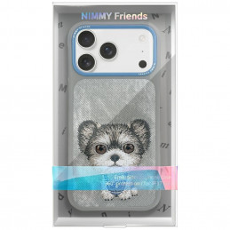 „Nimmy Big Eyed Pet 2.0“ šuns dėklas, skirtas „iPhone 17“ – pilkas