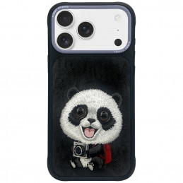 „Nimmy Big Eyed Pet 2.0“ pandos dėklas, skirtas „iPhone 17“ – juodas