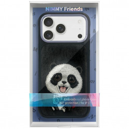 „Nimmy Big Eyed Pet 2.0“ pandos dėklas, skirtas „iPhone 17“ – juodas