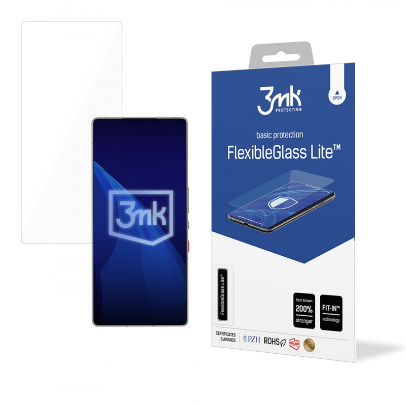 3mk „FlexibleGlass Lite“ hibridinis stiklas, skirtas „Nubia Red Magic 10 Pro“ / „Pro+“
