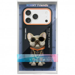 „Nimmy Glasses“ „Cool Dog“ dėklas „iPhone 17“ – juodas