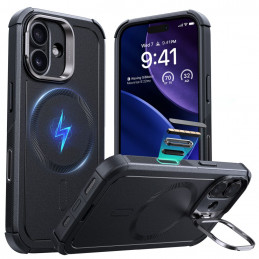 ESR „Cyber Kickstand MagSafe“ dėklas, skirtas „iPhone 17“ – juodas