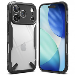 „Ringke Fusion X“ dėklas, skirtas „iPhone 17 Pro Max“ – juodas