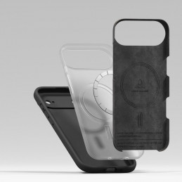 „Ringke“ silikoninis magnetinis „MagSafe“ dėklas, skirtas „iPhone 17 Air“ – juodas