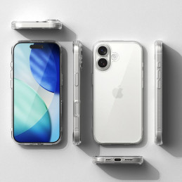 „Ringke Fusion“ iPhone 17 dėklas – skaidrus