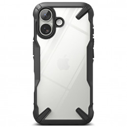 „Ringke Fusion X“ dėklas, skirtas „iPhone 17“ – juodas