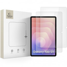 „Tech-Protect Glass Fit+“ grūdinto stiklo pakuotė, skirta „Samsung Galaxy Tab S11 11.0“ – skaidri.