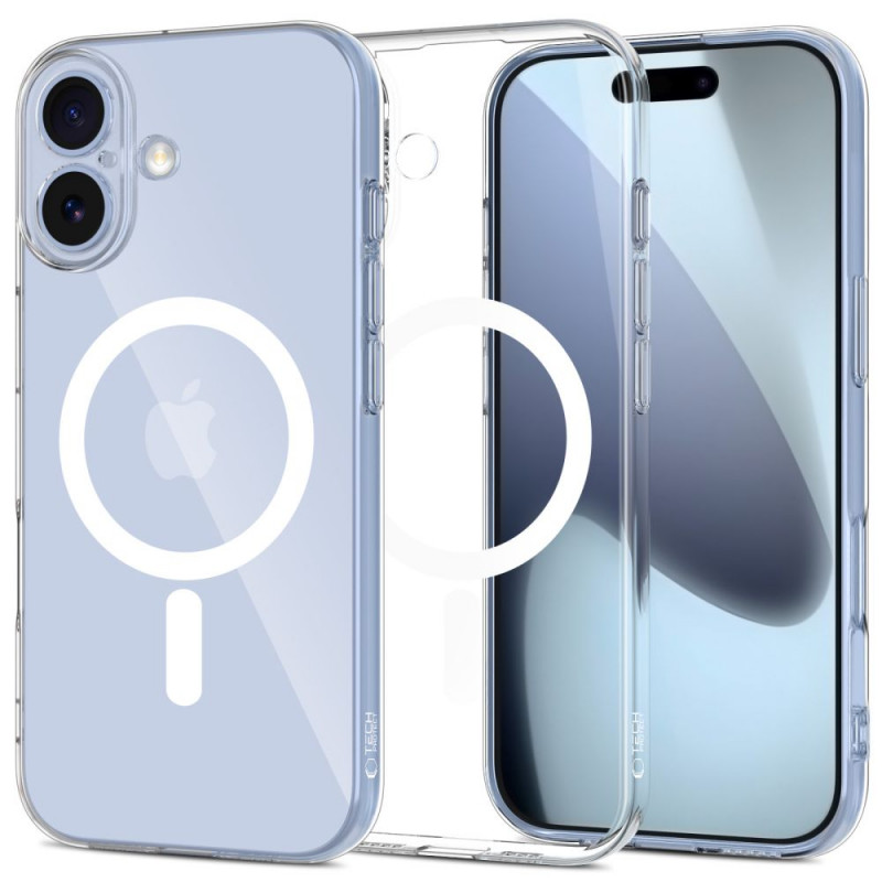 „Tech-Protect FlexAir MagSafe“ dėklas, skirtas „iPhone 17“ – skaidrus