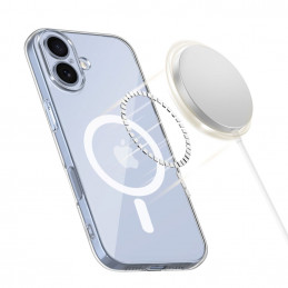 „Tech-Protect FlexAir MagSafe“ dėklas, skirtas „iPhone 17“ – skaidrus