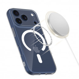 „Tech-Protect FlexAir MagSafe“ dėklas, skirtas „iPhone 17 Pro“ – skaidrus
