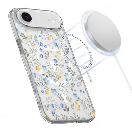 „Tech-Protect FlexAir MagSafe“ dėklas, skirtas „iPhone 17 Air“ – ramunės su lapais