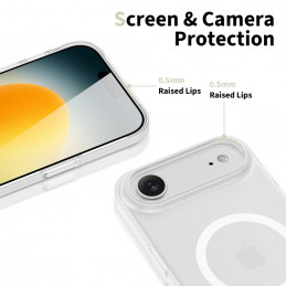 „Tech-Protect MagFlex MagSafe“ dėklas, skirtas „iPhone 17 Air“ – skaidrus matinis