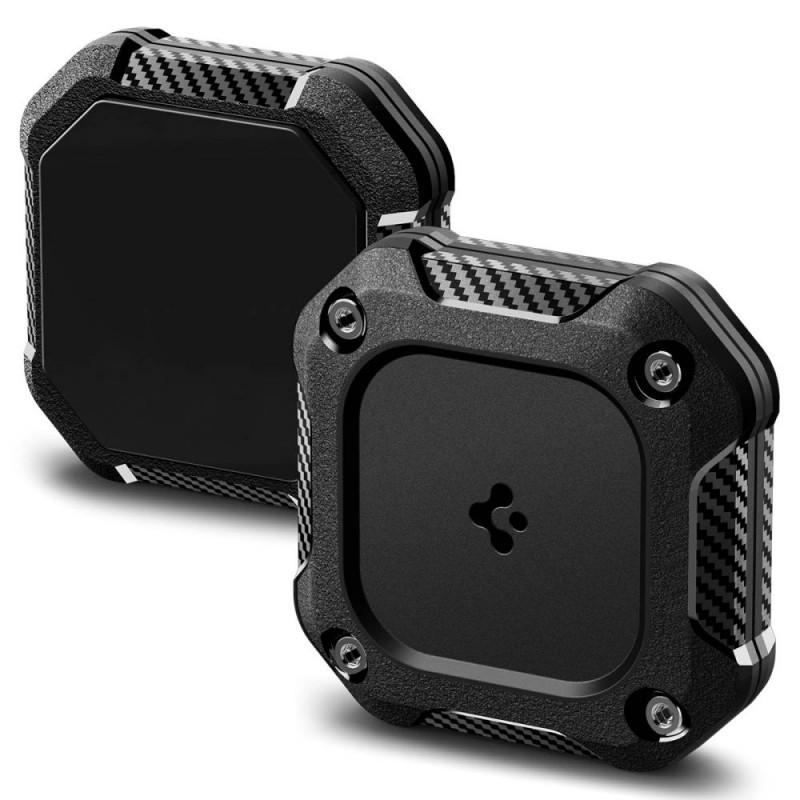 „Spigen Tough Armor“ dėklas, skirtas „AirTag 1/ 2“ – juodas