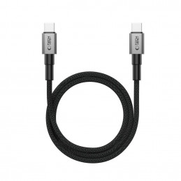 „Tech-Protect Ultraboost DNA MagTwist USB-C PD“ laidas 100 W / 5 A, 100 cm – pilkas