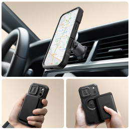 „Tech-Protect Kevlar MagSafe“ dėklas, skirtas „iPhone 17 Pro Max“ – juodas