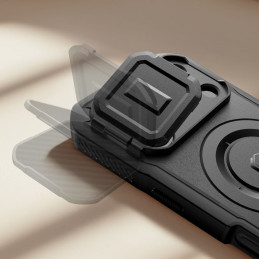 „Tech-Protect Kevlar MagSafe“ dėklas, skirtas „iPhone 17 Pro Max“ – juodas