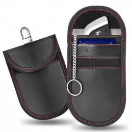 „Tech-Protect KLR100“ RFID dėklas – juodas ir raudonas