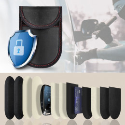 „Tech-Protect KLR100“ RFID dėklas – juodas ir raudonas