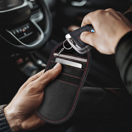 „Tech-Protect KLR100“ RFID dėklas – juodas ir raudonas