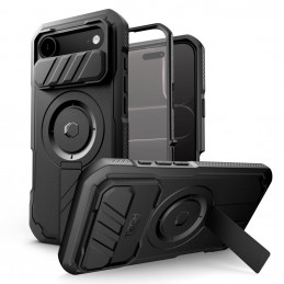 „Tech-Protect Kevlar MagSafe“ dėklas, skirtas „iPhone 17 Air“ – juodas