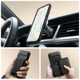 „Tech-Protect Kevlar MagSafe“ dėklas, skirtas „iPhone 17 Air“ – juodas