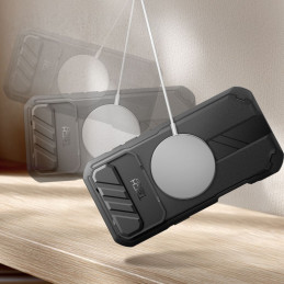 „Tech-Protect Kevlar MagSafe“ dėklas, skirtas „iPhone 17 Air“ – juodas