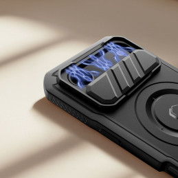 „Tech-Protect Kevlar MagSafe“ dėklas, skirtas „iPhone 17 Air“ – juodas
