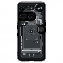 „Spigen Ultra Hybrid“ dėklas, skirtas „Nothing Phone 3 Zero One“ – skaidrus