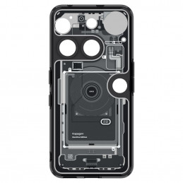 „Spigen Ultra Hybrid“ dėklas, skirtas „Nothing Phone 3 Zero One“ – skaidrus