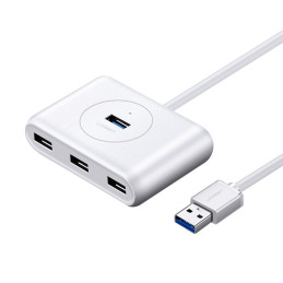 Ugreen daugiafunkcis USB HUB – 4 x USB 3.0 1m baltas (CR113)