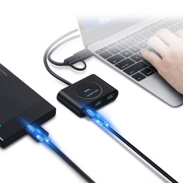 Ugreen daugiafunkcis USB HUB – 4 x USB 3.0 1m baltas (CR113)