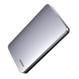 Ugreen CM300 70498 skyrelis 2,5 colio SATA 3.0 6Gbps kietajam diskui – pilkas + USB-C – USB-A laidas 0,5 m