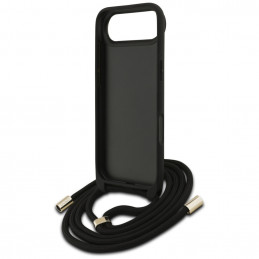 „Guess 4G Big Logo“ laido formos per petį dėklas, skirtas „iPhone 17 Air“ – rudas
