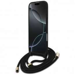 „Guess 4G Big Logo“ laido formos per petį dėklas, skirtas „iPhone Air“ – juodas