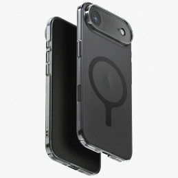 UNIQ Airsuit iPhone 17 Air Magclick įkrovimo dėklas – juodas