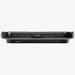 UNIQ Airsuit iPhone 17 Air Magclick įkrovimo dėklas – juodas