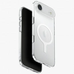 UNIQ Airsuit dėklas, skirtas iPhone 17 Air Magclick įkrovimui – skaidrus