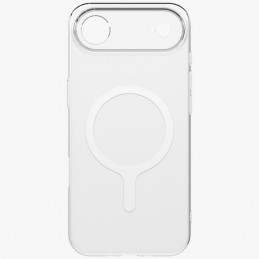 UNIQ Airsuit dėklas, skirtas iPhone 17 Air Magclick įkrovimui – skaidrus