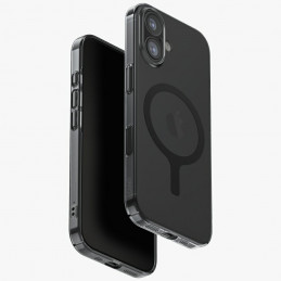 UNIQ Airsuit iPhone 17 Magclick įkrovimo dėklas – juodas