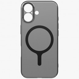 UNIQ Airsuit iPhone 17 Magclick įkrovimo dėklas – juodas