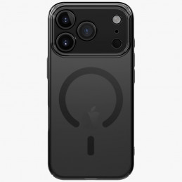 UNIQ Airsuit Magclick įkrovimo dėklas, skirtas iPhone 17 Pro – juodas