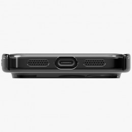 UNIQ Airsuit Magclick įkrovimo dėklas, skirtas iPhone 17 Pro – juodas