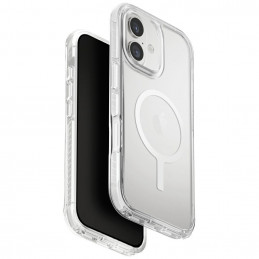 UNIQ Combat Magclick įkrovimo dėklas, skirtas iPhone 17 (baltas)