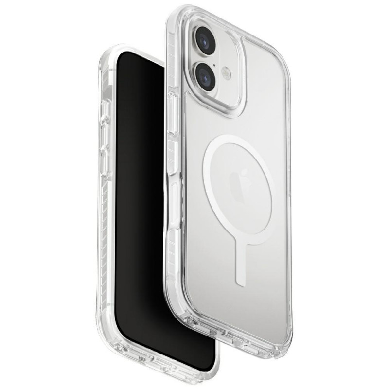 UNIQ Combat Magclick įkrovimo dėklas, skirtas iPhone 17 (baltas)
