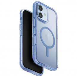 UNIQ Combat iPhone 17 Magclick įkrovimo dėklas – mėlynas