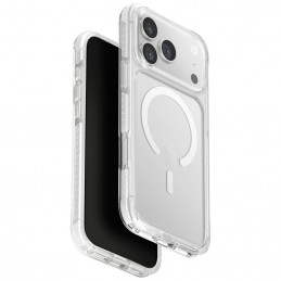UNIQ Combat Magclick įkrovimo dėklas, skirtas iPhone 17 Pro Max – baltas