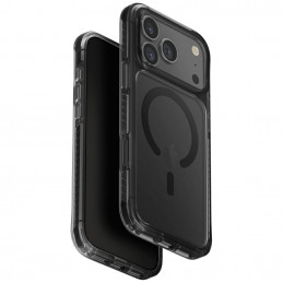 UNIQ Combat iPhone 17 Pro Max Magclick įkrovimo dėklas – juodas