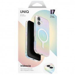 UNIQ Iridescia Magclick įkrovimo dėklas, skirtas iPhone 17 – daugiaspalvis