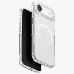 UNIQ LifePro Xtreme Magclick įkrovimo dėklas, skirtas iPhone 17 Air – skaidrus su blizgučiais